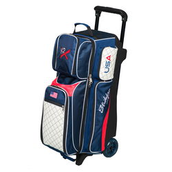 KR Strikeforce Royal Flush Triple Roller USA Bowling Bags