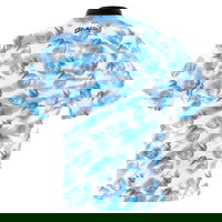 KR Strikeforce Star Wars 3D Logo Pattern Bowling Jersey BACK Image