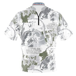 KR Strikeforce Star Wars Darth Vader White/Grey Bowling Jersey