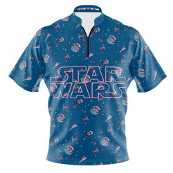 KR Strikeforce Star Wars Death Star Pattern Bowling Jersey