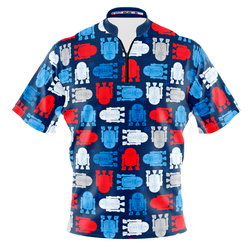 KR Strikeforce Star Wars R2-D2 Pattern Bowling Jersey