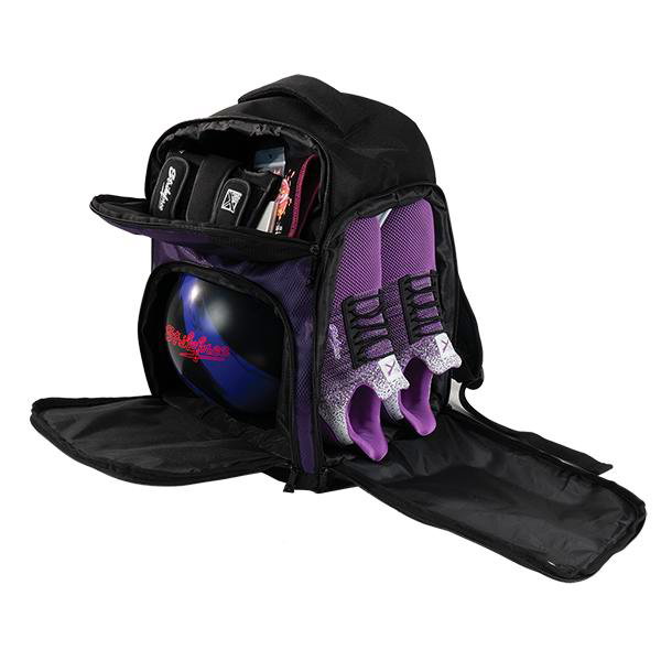 KR Strikeforce Strike Pack Single Ball & Shoe Backpack Black Bowling ...