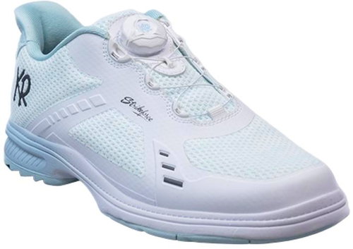 KR Strikeforce Womens Lady Jet White/Teal Left Hand Womens Shoes Bowling Shoes