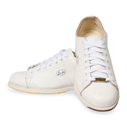 Linds Mens Classic White Right Hand-ALMOST NEW Bowling Shoes