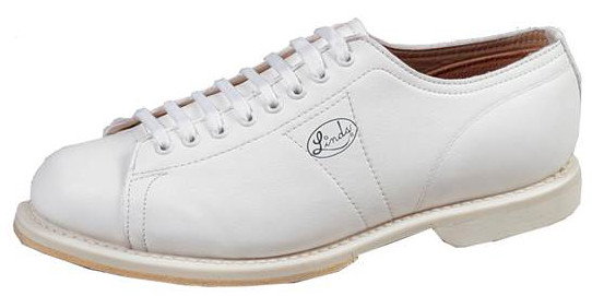 Linds Mens Classic White Right Hand Bowling Shoes + FREE  display picture 2