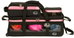 Review the Linds Triple Tote Plus Roller Black/Pink