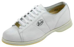 Linds Womens Classic White Right Hand Wide Width-ALMOST NEW Bowling Shoes