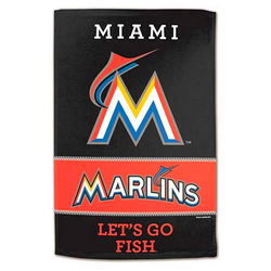 MLB Towel Miami Marlins 16X25"