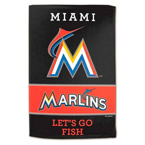 MLB Towel Miami Marlins 16X25"