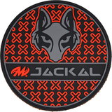 Top Accessories: Motiv Jackal Onyx Grip Disk Shammy Red/Grey