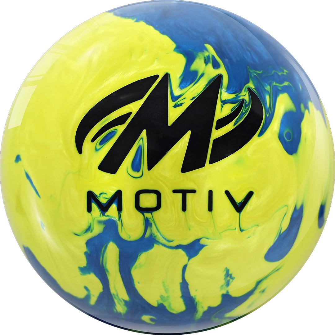 Motiv Max Thrill Blue/Yellow Pearl Bowling Balls + FREE SHIPPING