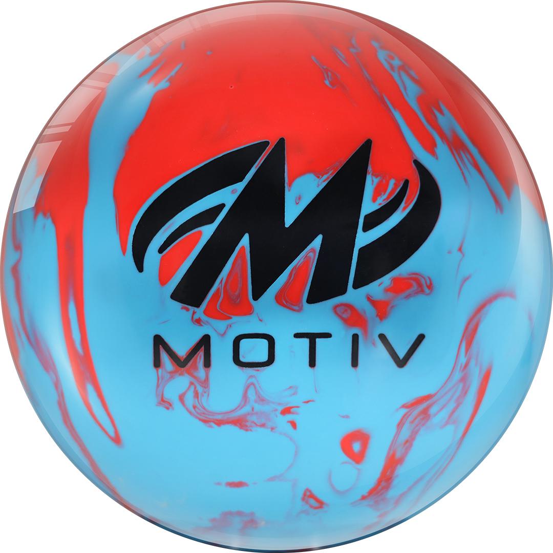 Motiv Max Thrill Red/Blue Solid Bowling Balls + FREE SHIPPING