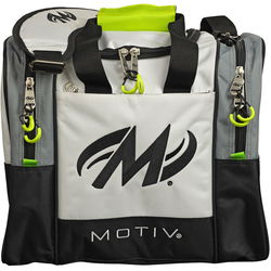 Motiv Shock Single Tote Blizzard White Bowling Bags