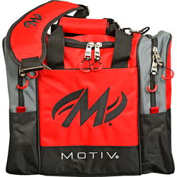 Motiv Shock Single Tote Fire Red Bowling Bags