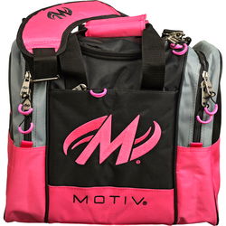 Motiv Shock Single Tote Neon Pink Bowling Bags