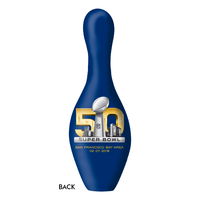 OnTheBallBowling 2016 Super Bowl 50 Champions Broncos Pin BACK Image