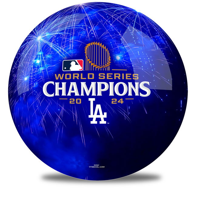 OnTheBallBowling 2024 World Series Champions Los Angeles Dodgers Ball
