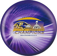 OnTheBallBowling Baltimore Ravens Superbowl BACK Image