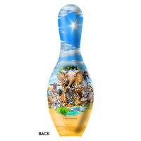 OnTheBallBowling Bowling African Animals Pin ALT Image