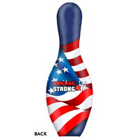 OnTheBallBowling Bowling Strong Flag Pin ALT Image