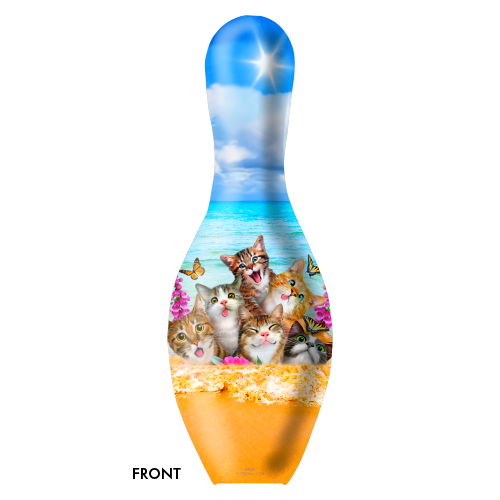 OnTheBallBowling Cats Pin