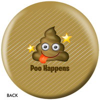 OnTheBallBowling Emoji Poo Happens BACK Image
