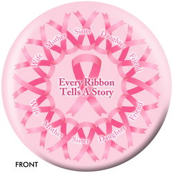 OnTheBallBowling Every Ribbon Tells A Story (Breast Cancer) Bowling Balls