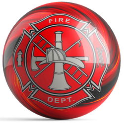 OnTheBallBowling Fire Dept Red Bowling Balls