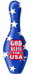 Review the OnTheBallBowling God Bless the USA Bowling Pin