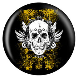 OnTheBallBowling Grunge Skull Bowling Balls