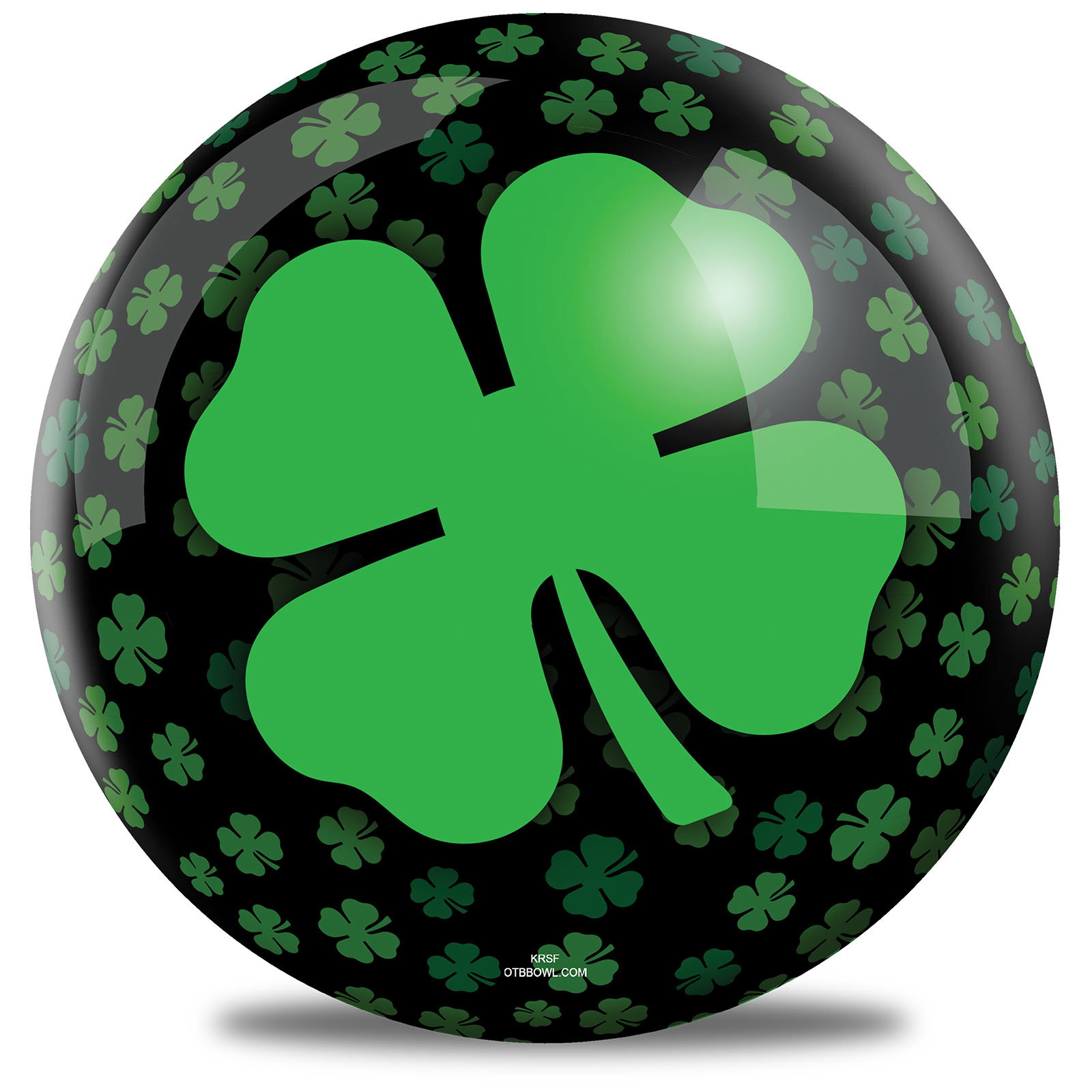 OnTheBallBowling Lucky Shamrock Ball