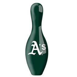 OnTheBallBowling MLB Athletics Bowling Pin