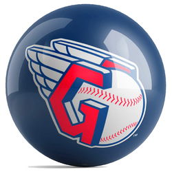 OnTheBallBowling MLB Cleveland Guardians Logo Ball Bowling Balls