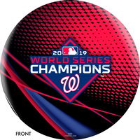 OnTheBallBowling MLB Washington Nationals 2019 World Series Champs Ball MAIN Image
