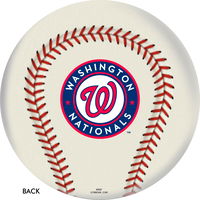OnTheBallBowling MLB Washington Nationals 2019 World Series Champs Baseball Ball BACK Image