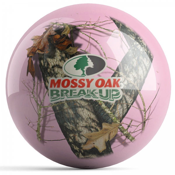 OnTheBallBowling Mossy Oak Pink Camo Bowling Ball