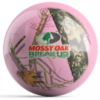 OnTheBallBowling Mossy Oak Pink Camo Bowling Ball ALT Image