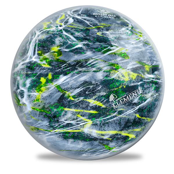 OnTheBallBowling Mossy Oak Yellowtail Ball