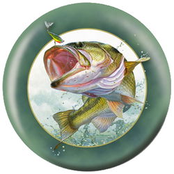 OnTheBallBowling Nature Largemouth Bass Bowling Balls