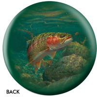 OnTheBallBowling Nature Rainbow Trout BACK Image