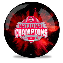 OnTheBallBowling NCAAF 2024 National Champions Ohio State Buckeyes Ball Black Bowling Balls