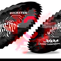 OnTheBallBowling NCAAF 2024 National Champions Ohio State Buckeyes Ball Black ALT Image