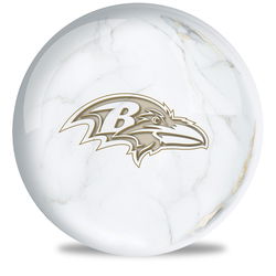 OnTheBallBowling NFL Baltimore Ravens Marble Ball Bowling Balls