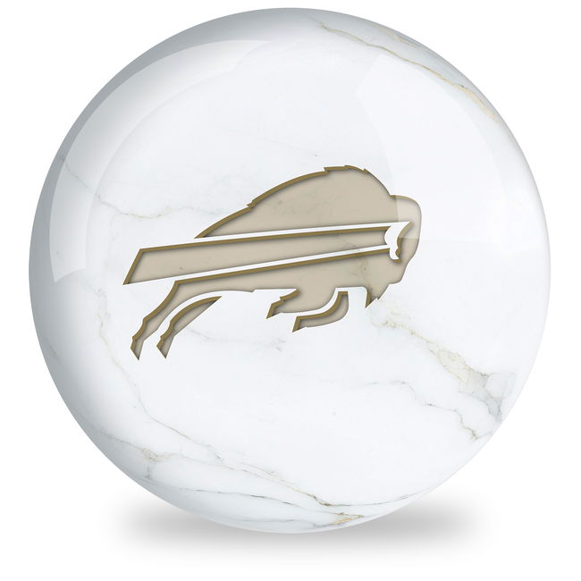 OnTheBallBowling NFL Buffalo Bills Marble Ball