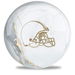 Review the OnTheBallBowling NFL Cleveland Browns Marble Ball