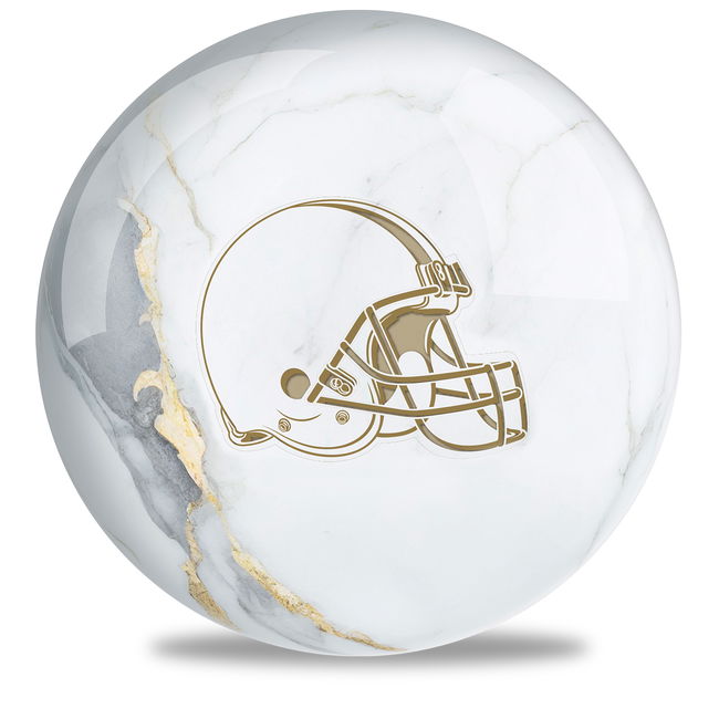 OnTheBallBowling NFL Cleveland Browns Marble Ball