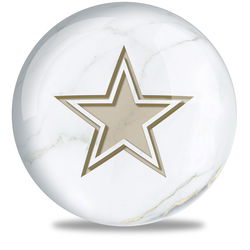 OnTheBallBowling NFL Dallas Cowboys Marble Ball Bowling Balls
