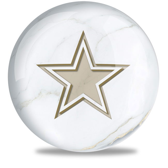 OnTheBallBowling NFL Dallas Cowboys Marble Ball