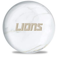 OnTheBallBowling NFL Detroit Lions Marble Ball ALT Image