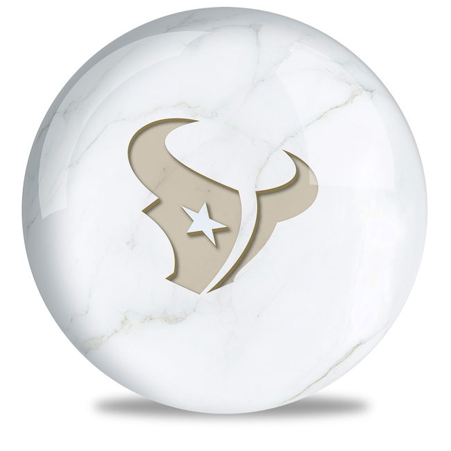 OnTheBallBowling NFL Houston Texans Marble Ball